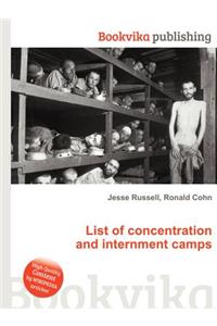 List of Concentration and Internment Camps