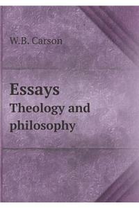 Essays Theology and Philosophy