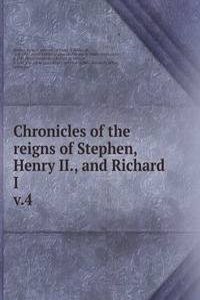 Chronicles of the reigns of Stephen, Henry II., and Richard I