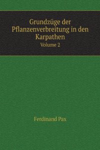 Grundzuge der Pflanzenverbreitung in den Karpathen