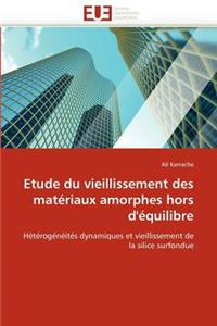 Etude Du Vieillissement Des Matériaux Amorphes Hors d'Équilibre
