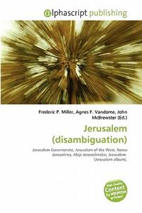 Jerusalem (Disambiguation)