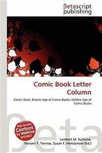 Comic Book Letter Column