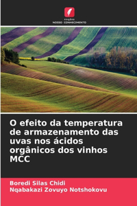 O efeito da temperatura de armazenamento das uvas nos ácidos orgânicos dos vinhos MCC