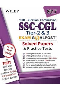 Wileys SSC - CGL Tier 2 & 3 Exam Goalpost, Solved Papers and Practice Tests