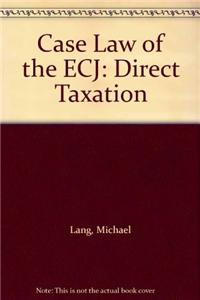 Case Law of the Ecj