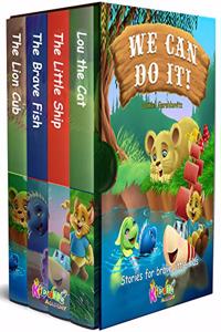 We Can Do It! : Stories for Brave Little Kids (4 Books Set)