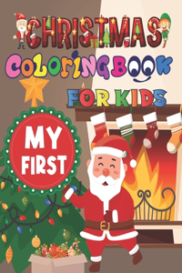 My First Christmas Coloring Book For Kids