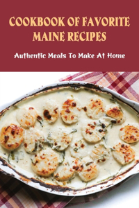 Cookbook Of Favorite Maine Recipes