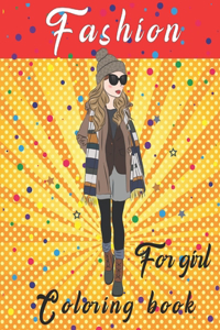 Fashion Coloring Book For Girls