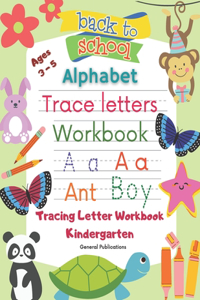 Alphabet Trace Letters Workbook / Tracing Letter Workbook Kindergarten