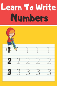 Learn To Write Numbers