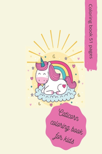 Caticorn coloring book for kids