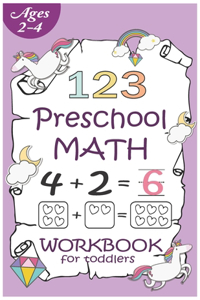 Preschool Math Workbook for Toddlers Ages 2-4