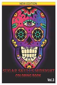 Sugar Skull Midnight Coloring Book