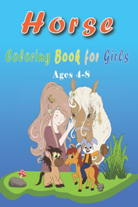 Horse Coloring Book for Girls