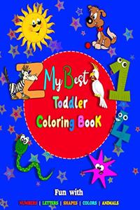 My Best Toddler Coloring Book