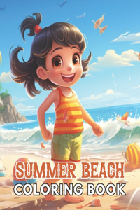 Summer Beach Coloring Book for Kids
