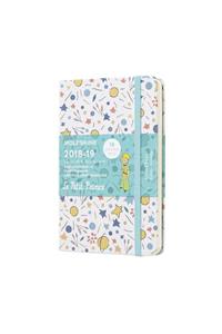 2019 Moleskine Petit Prince Limited Edition Notebook White Pocket Weekly 18-month Diary (July 2018 to December 2019)