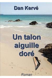 talon aiguille doré