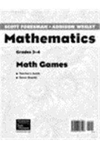 Scott Foresman Addison-Wesley Math 2004 Math Games Package Grade 3 and 4