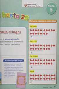 Math 2015 Spanish Common Core Student Edition 24-Pack Grade K Topics 05-08