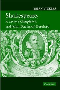 Shakespeare, 'A Lover's Complaint', and John Davies of Hereford