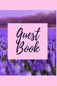 Guest Book - Lavender Field
