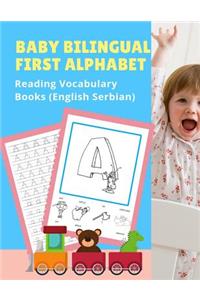 Baby Bilingual First Alphabet Reading Vocabulary Books (English Serbian)