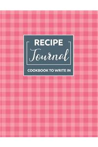 Recipe Journal for Mom