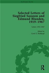 Selected Letters of Siegfried Sassoon and Edmund Blunden, 1919&#65533;1967 Vol 2