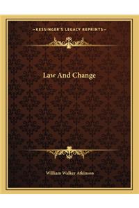 Law and Change