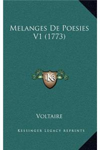 Melanges De Poesies V1 (1773)