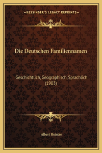 Die Deutschen Familiennamen