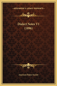 Dialect Notes V1 (1896)