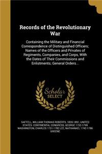 Records of the Revolutionary War