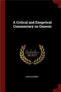 A Critical and Exegetical Commentary on Genesis