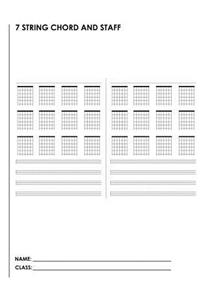 7 String Chord And Staff