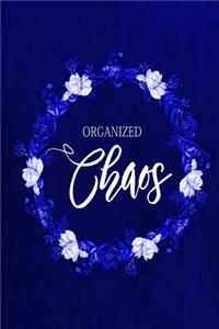Chalkboard Journal - Organized Chaos (Blue)