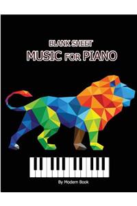 Blank Sheet Music For Piano