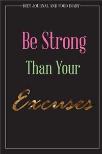 Diet Journal And Food Diary