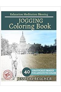 Jogging Coloring Book for Adults Relaxation Meditation Blessing