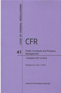 Code of Federal Regulations Title 41, Public Contracts and Property Management, Parts 201-End, 2014