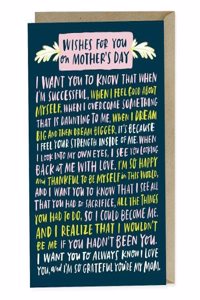 Em & Friends Wishes For You Mother's Day Card