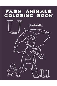 Farm Animals Coloring Book