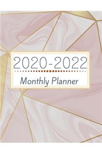 Monthly Planner for 2020/2022- 3-Year Planner Schedule Organizer- January 2020/December 2022 8.5