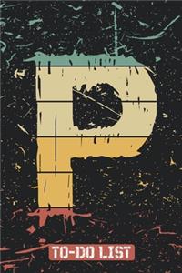 P To-Do List