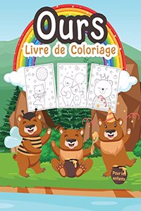 Ours Livre de Coloriage pour les Enfants