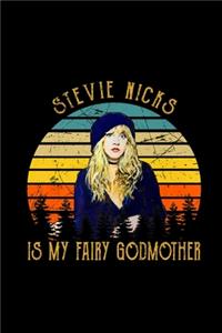 Stevie Nicks Retro Music Is My Fairy Godmother: Blank Lined Notebook Journal for Work, School, Office - 6x9 110 page