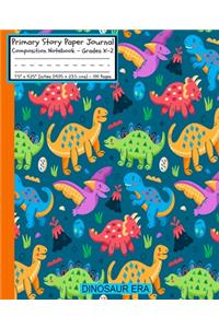 Dinosaurs Era Primary Story Paper Journal